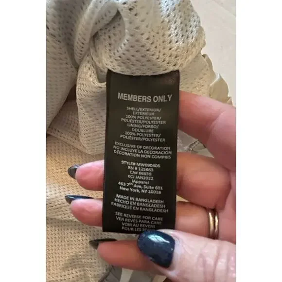 Space Jam Members Only jacket mens Sz Large Tune Squad Windbreaker Gray‎ Camo - Picture 6 of 11